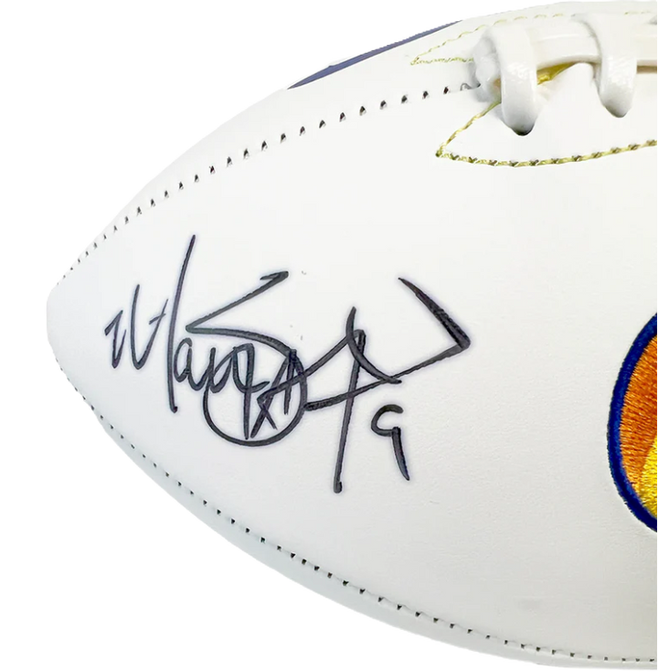 Matthew Stafford and Cooper Kupp Signed Los Angeles Rams Official NFL Team Logo Football (Fanatics)