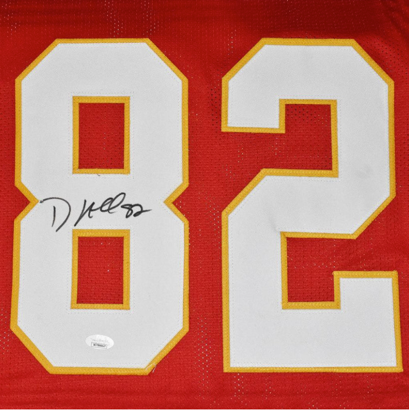 Dante Hall Signed Kansas City Red Football Jersey (JSA)