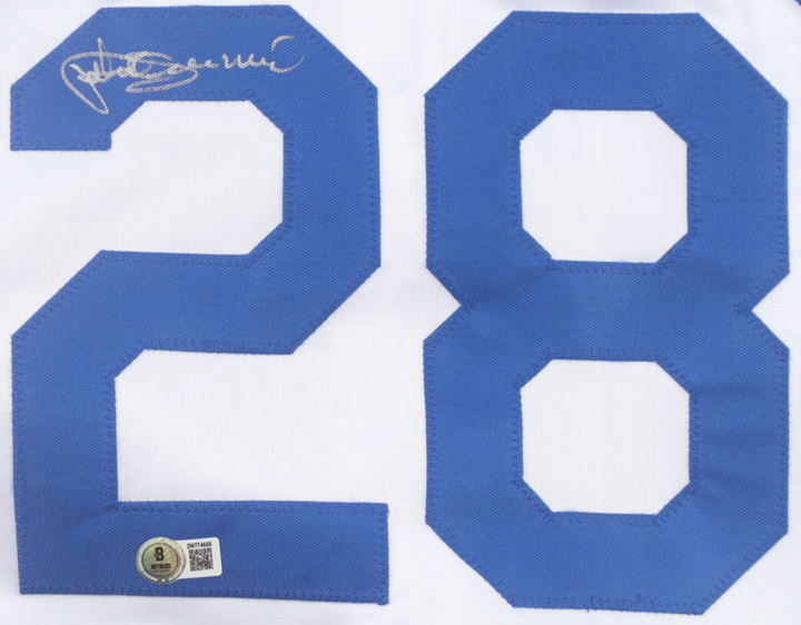 Autographed/Signed Pedro Guerrero Custom Jersey (Beckett)