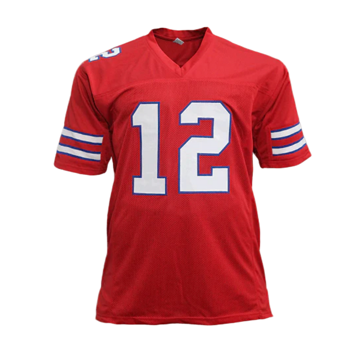 Jim Kelly HOF Signed Autographed Red Custom Jersey