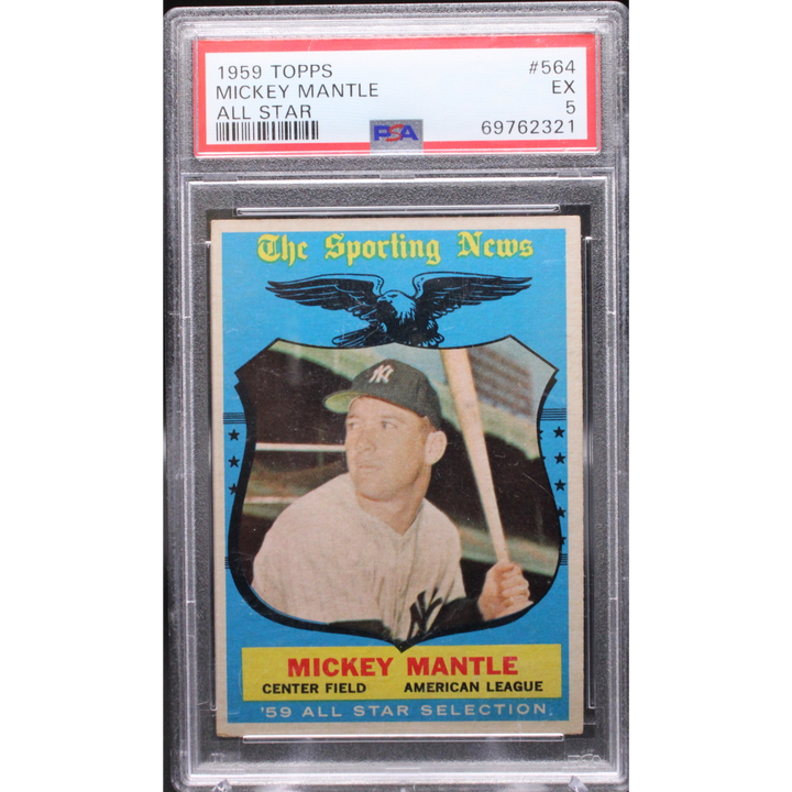 1959 Topps - Mickey Mantle 564 - All Star - PSA 5