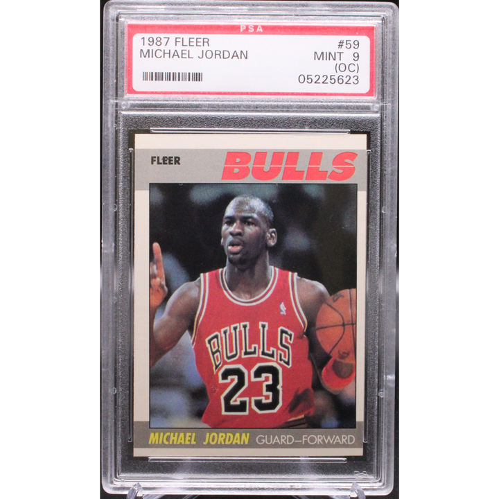 1987 Fleer - Michael Jordan 59 - PSA 9 OC