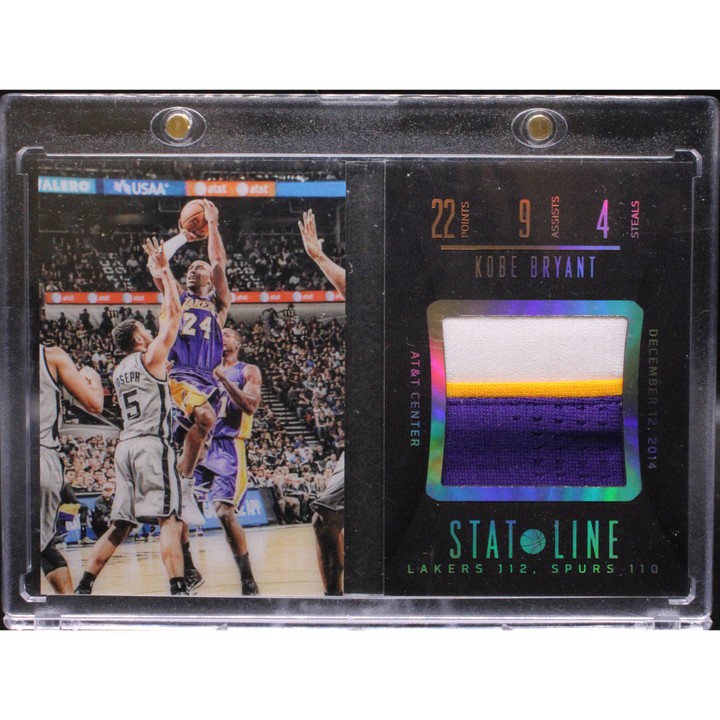 2014 Panini Preferred Basketball - Kobe Bryant 3 - Stat Line /25