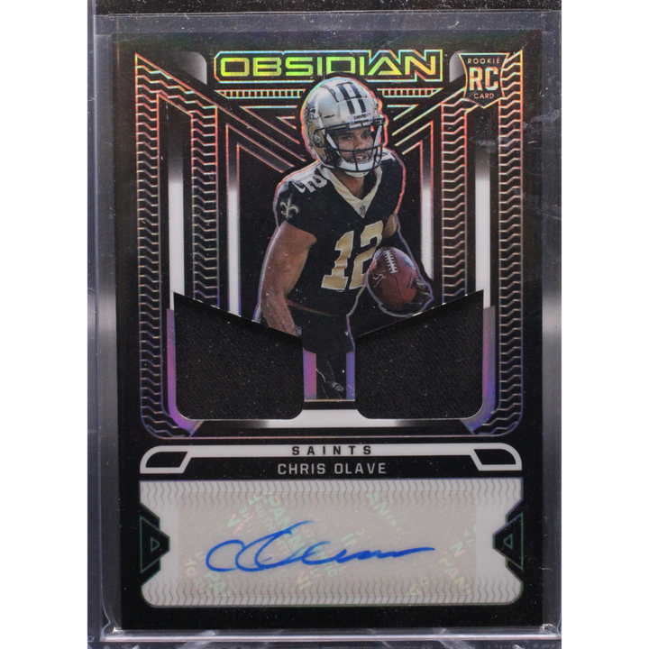 2022 Panini Obsidian - Chris Olave RJI-COL - Rookie Jersey Ink /175