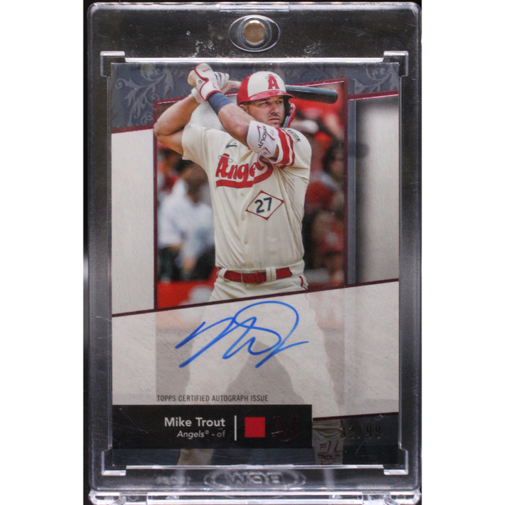 2024 Topps Museum Collection - Mike Trout AA-MT - Pink Auto /99