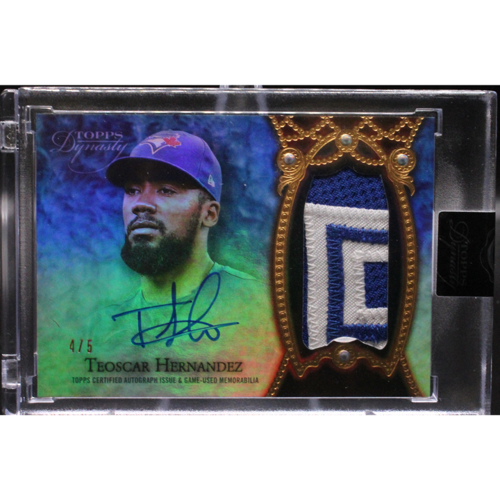 2022 Topps Dynasty - Teoscar Hernandez DAP-TH3 - Patch Auto /5