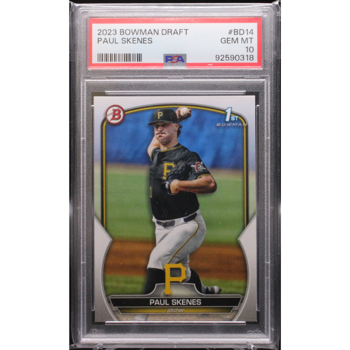 2023 Topps Bowman Draft - Paul Skenes BD14 - 1st Bowman - PSA 10