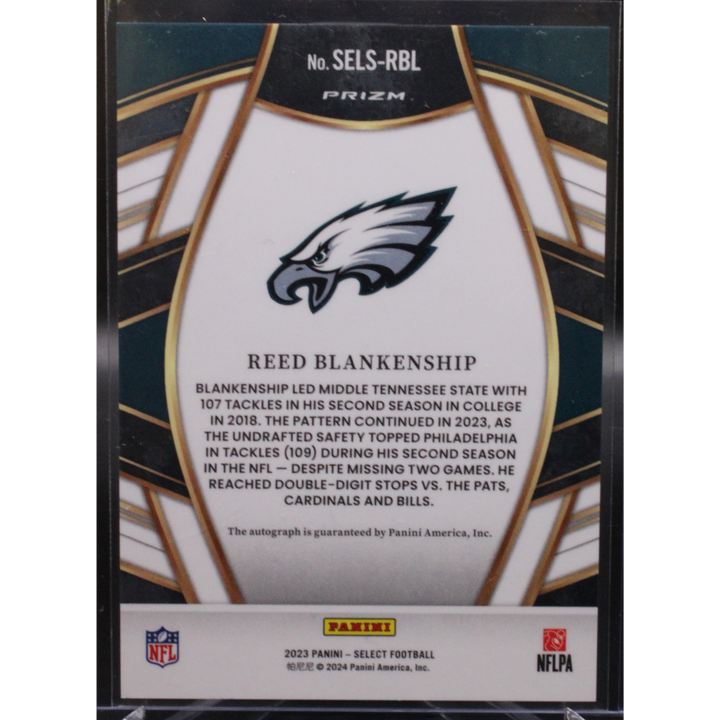 2023 Panini Select Football - Reed Blankenship SELS-RBL - Silver Auto