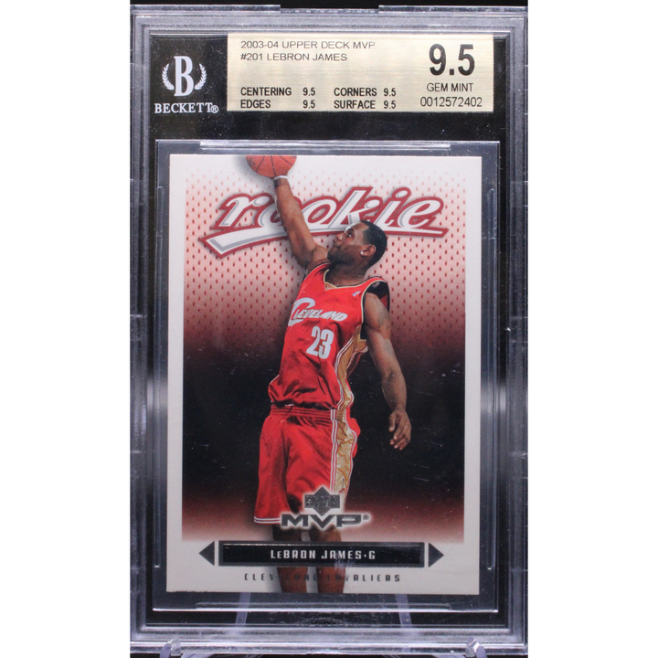 2003-04  Upper Deck - Lebron James 201 - BGS Beckett 9.5