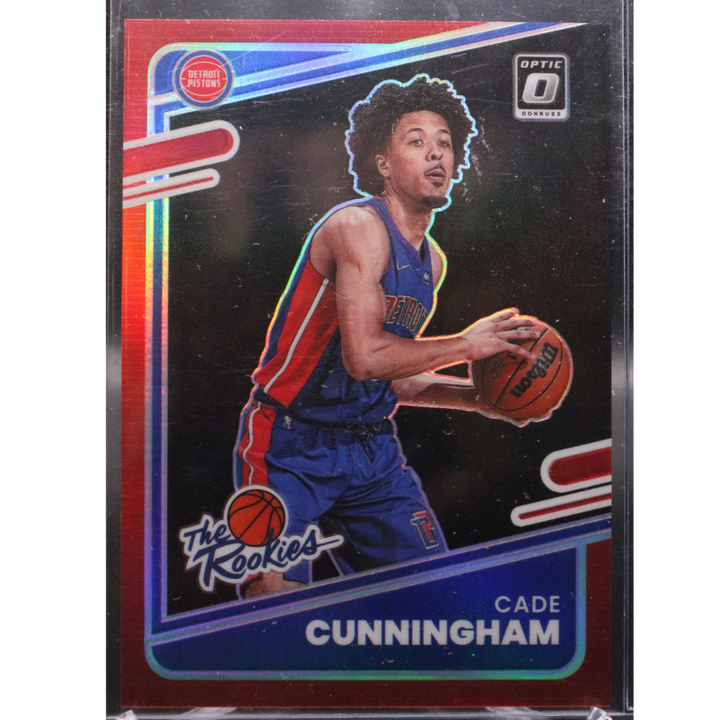 2021 Panini Contenders Optic Basketball - Cade Cunningham 1 - The rookies Red /99