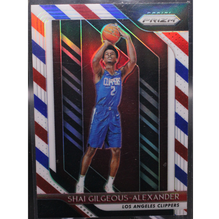 2018 Prizm Basketball - Shai Gilgeous Alexander 184 - Red White Blue