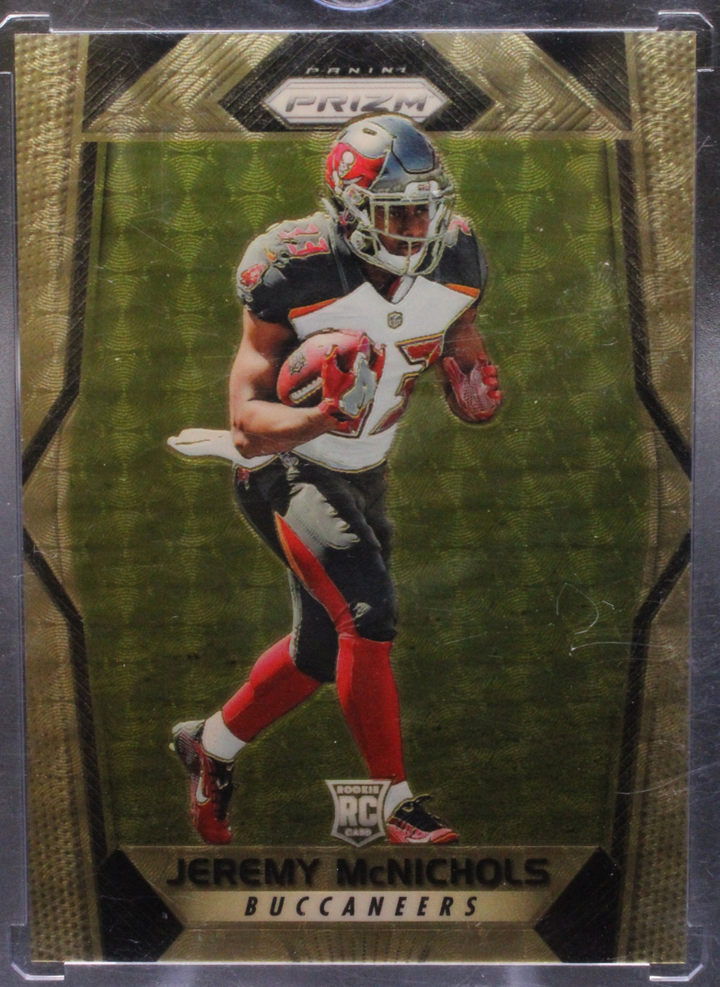 2017 Panini Prizm Football - Jeremy McNichols 208 - Gold Vinyl /5