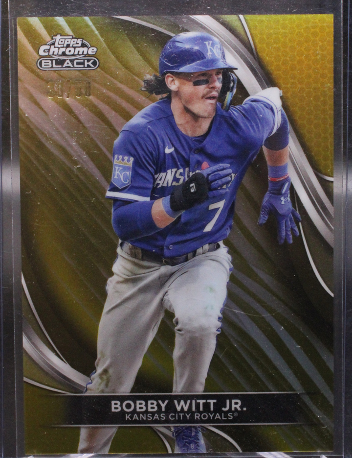 2024 Topps Chrome Black - Bobby Witt Jr 72 - Gold /50