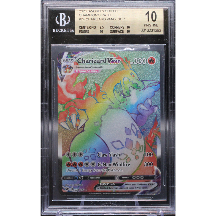 Charizard Vmax 74/073 Champions Path - 2020 Pokemon - BGS 10