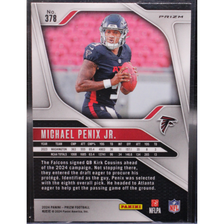 2024 Panini Prizm Football - Michael Penix Jr. 378  - Pink