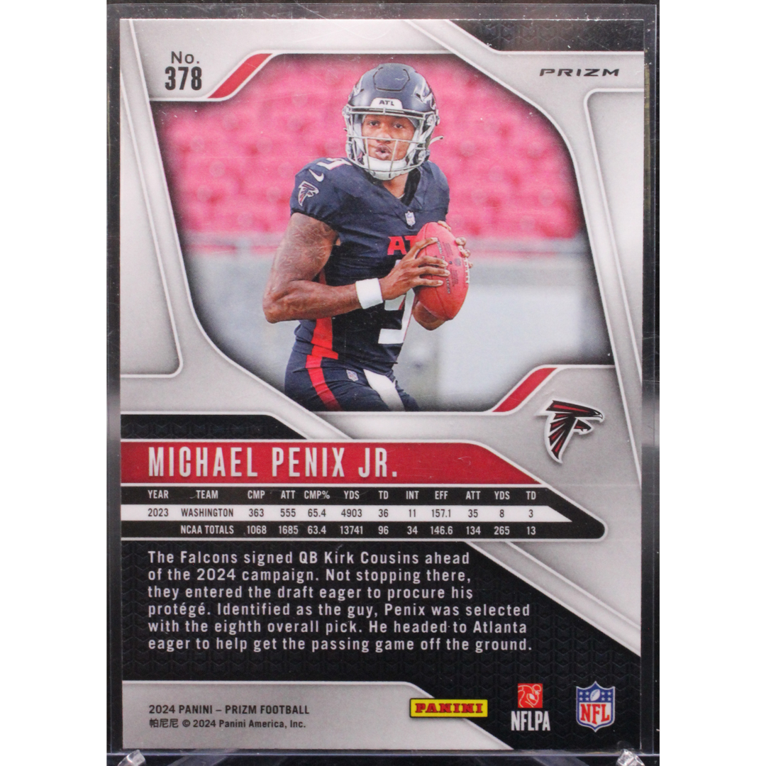 2024 Panini Prizm Football - Michael Penix Jr. 378  - Silver