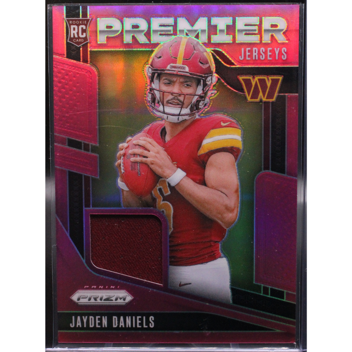 2024 Panini Prizm Draft Picks - Jayden Daniels PJ-JDS - Premier Jersey Pink