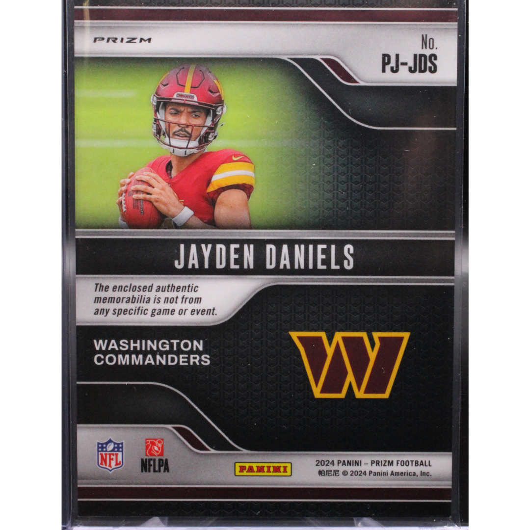 2024 Panini Prizm Draft Picks - Jayden Daniels PJ-JDS - Premier Jersey Pink