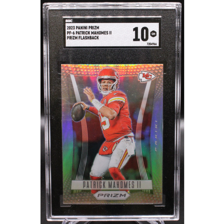 2023 Panini Prizm - Patrick Mahomes II - Prizm Flashback - SGC 10