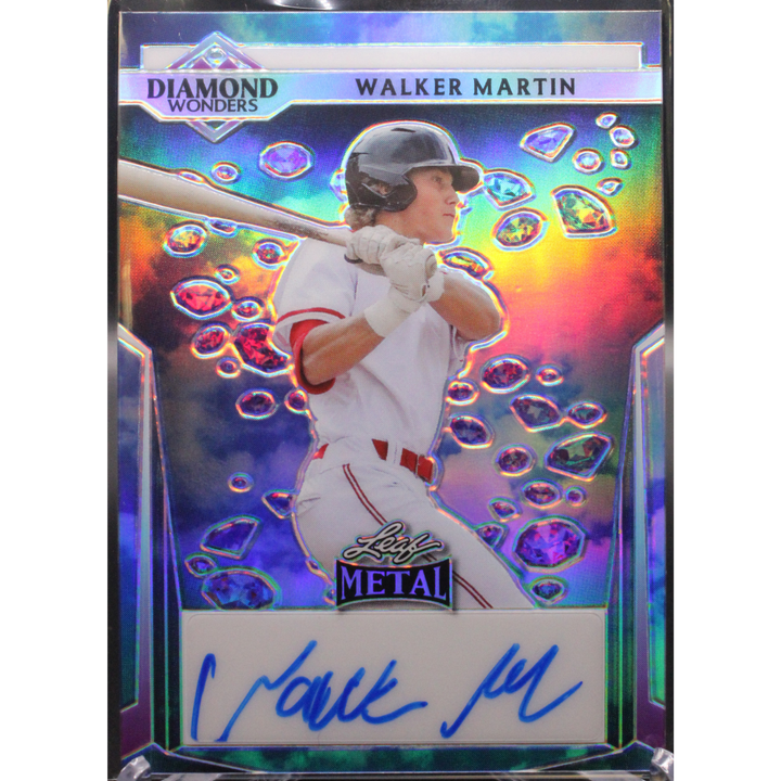 2023 Leaf Eclectic baseball - Walker Martin DW-WM2 - Diamond Wonders Auto 1/1