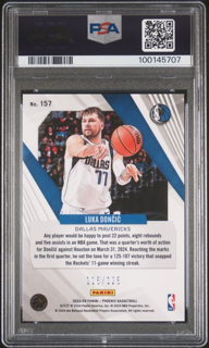 2023 Phoenix Basketball - Luka Doncic 157 - Seismic /125 - PSA 10