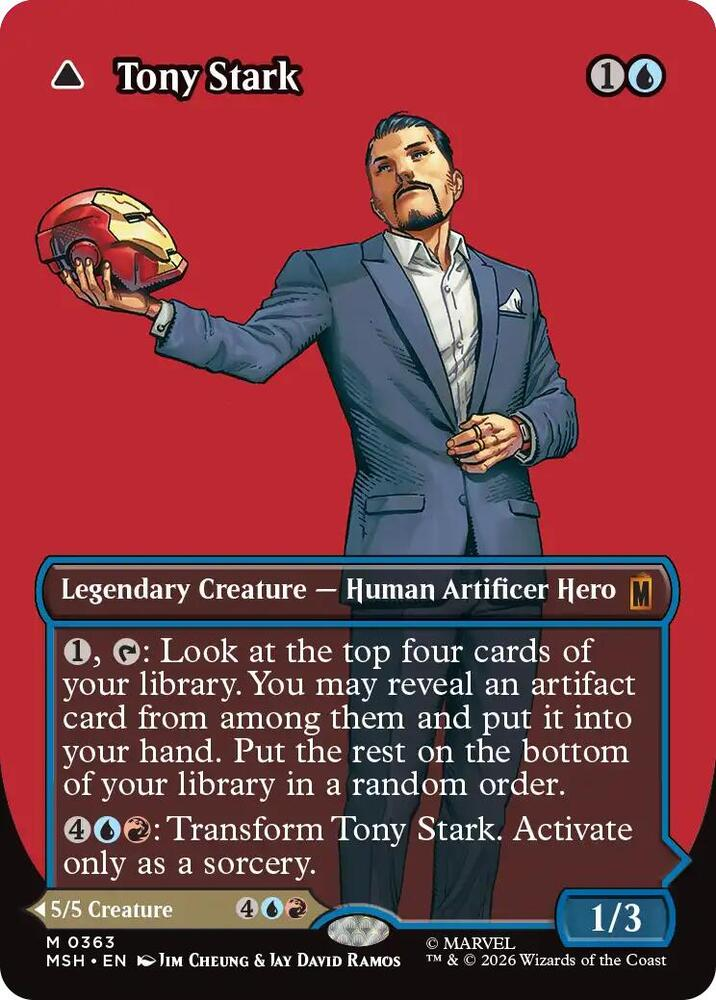 Tony Stark (Borderless) (0363) - Marvel Super Heroes (MSH)