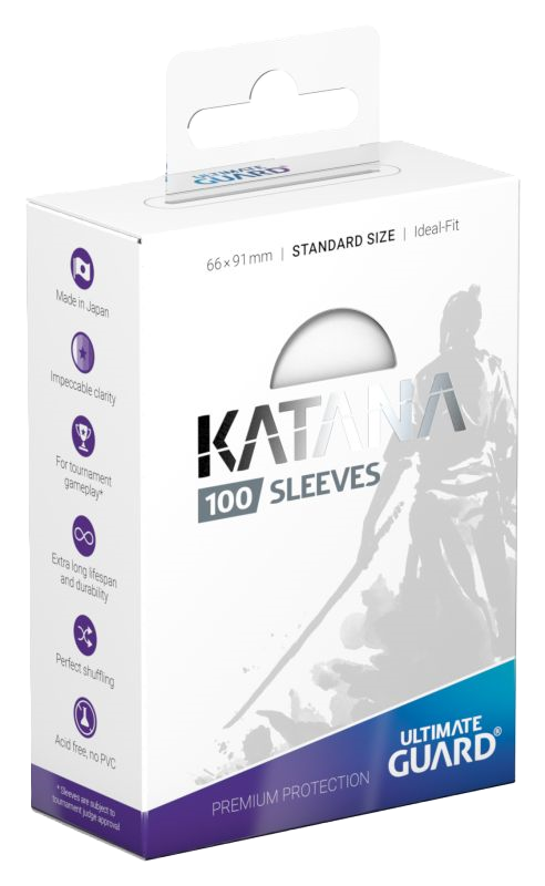 Ultimate Guard Katana Sleeves (Standard Size 100 Pack) - Various Colors