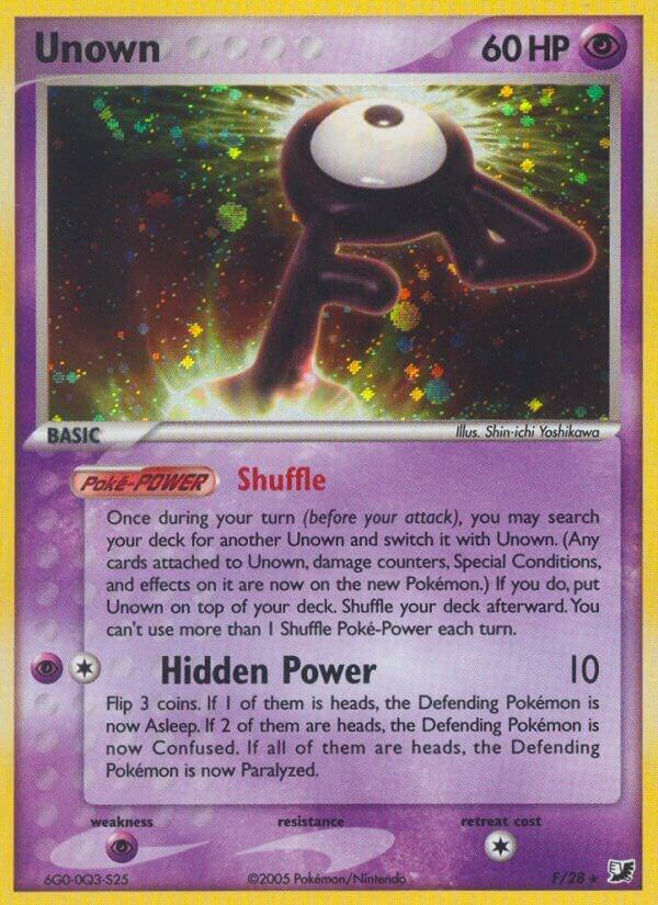 Unown (F) - Unseen Forces (UF)