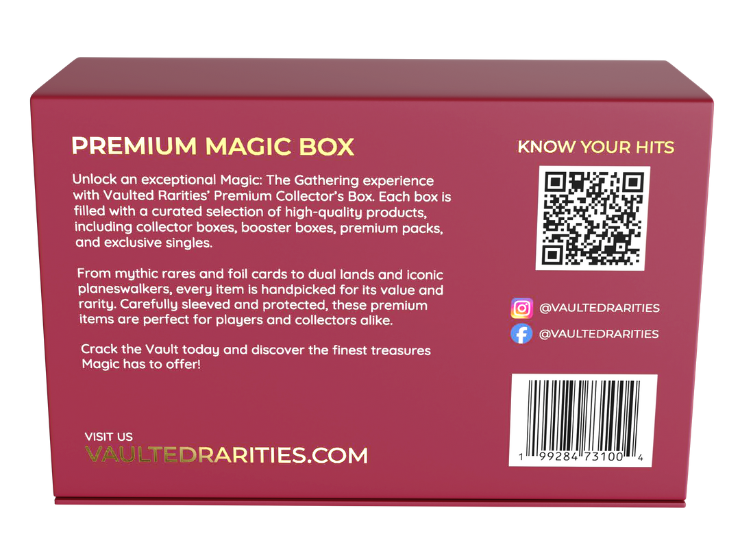 Vaulted Rarities - MTG Premium Re-Pack Box (Cassius Marsh Stream Only)