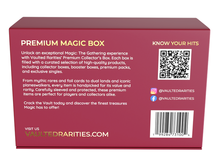 Vaulted Rarities - MTG Premium Re-Pack Box (Cassius Marsh Stream Only)