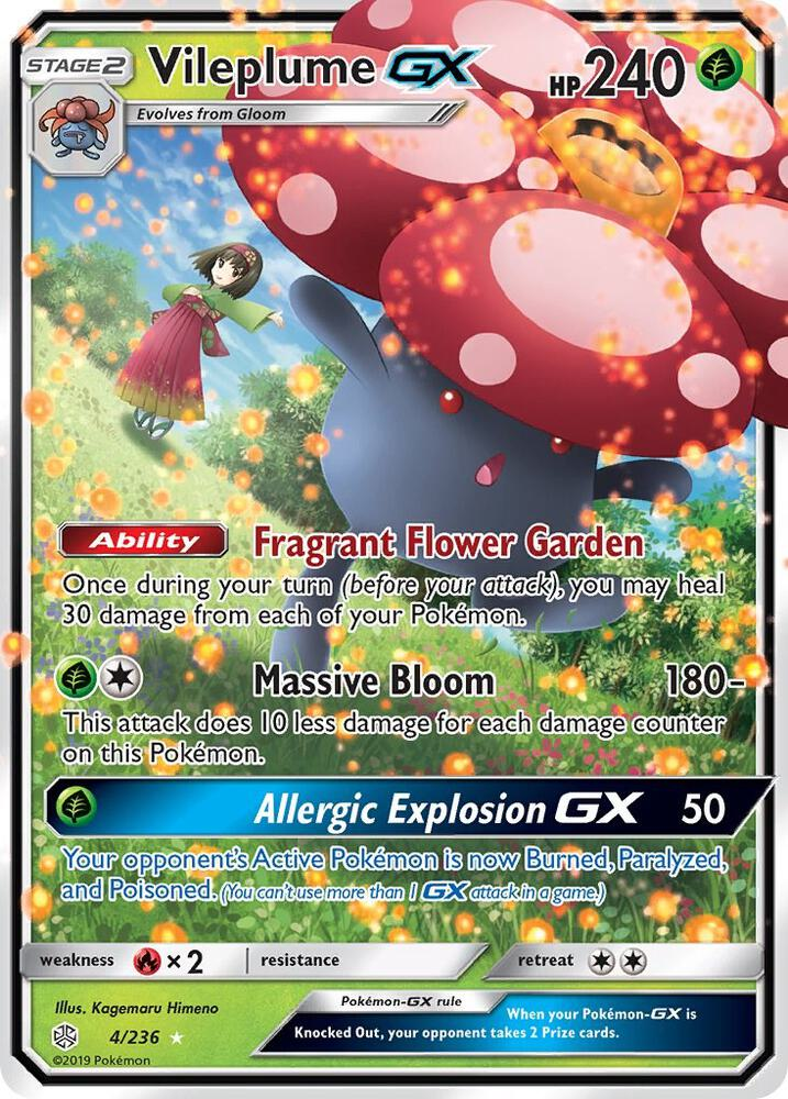 Vileplume GX - SM - Cosmic Eclipse (SM12)