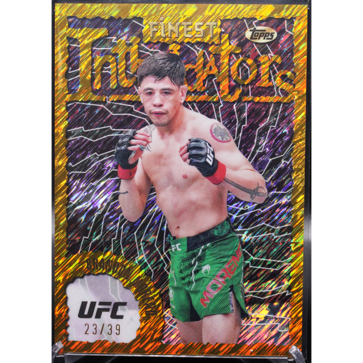 2024 Topps Finest UFC - Brandon Moreno INT-18 - Gold Shimmer /39