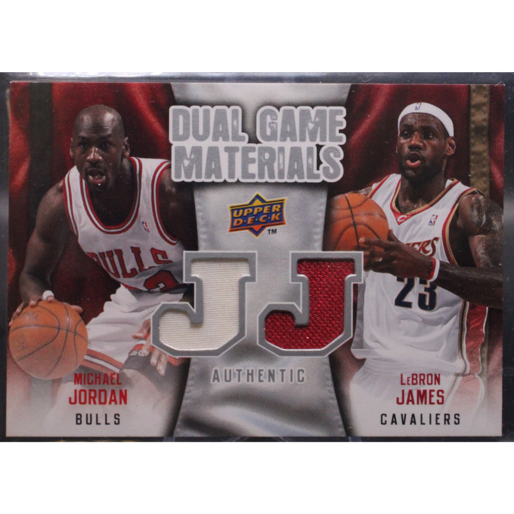 2009-10 Upper Deck Basketball - Michael Jordan Lebron James DG-ML - Dual Game Materials