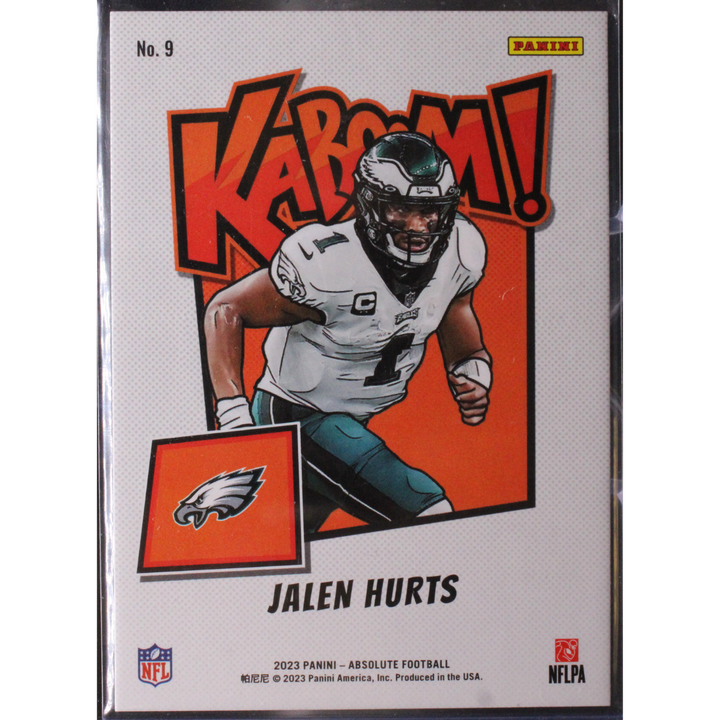 2023 Panini Absolute - Jalen Hurts 9 - Kaboom