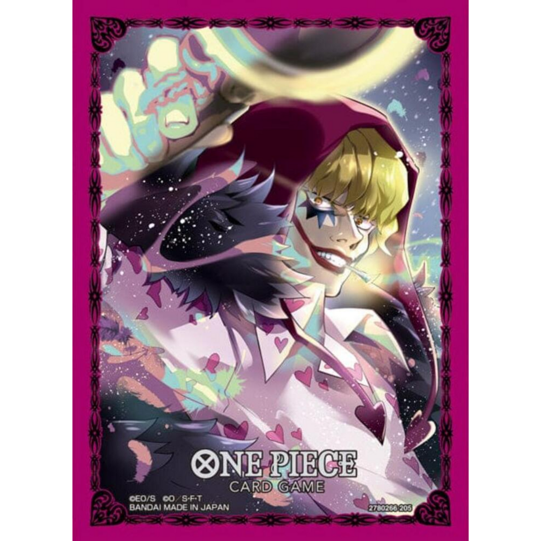 One Piece Card Game Official Sleeves: Assortment 11 - Donquixote Rosinante (70-Pack)