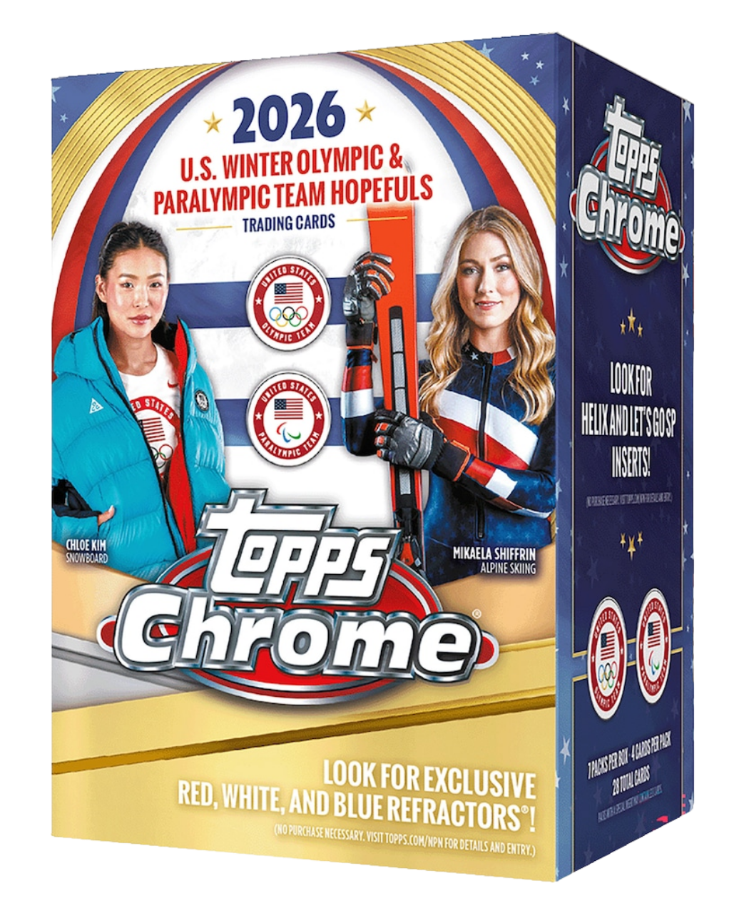 2026 Topps Chrome U.S. Winter Olympics & Paralympic Team Hopefuls Blaster Box