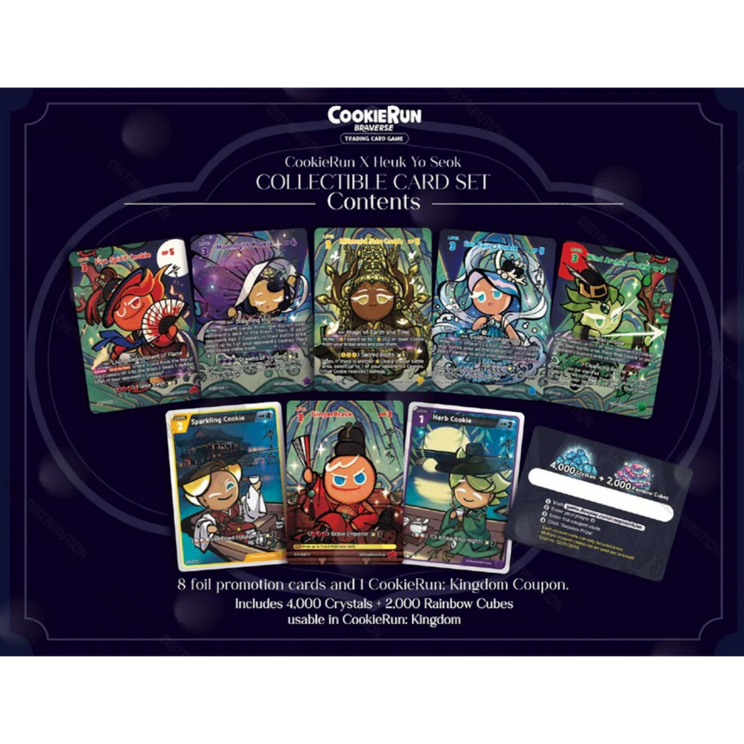 CookieRun x Heuk Yo Seok Collectible Card Set