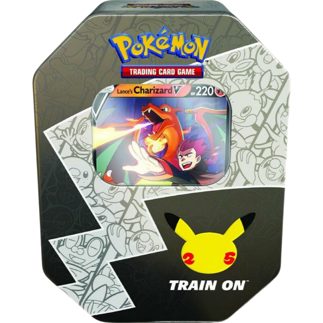 Pokemon Celebrations International Tin [Lance's Charizard V]