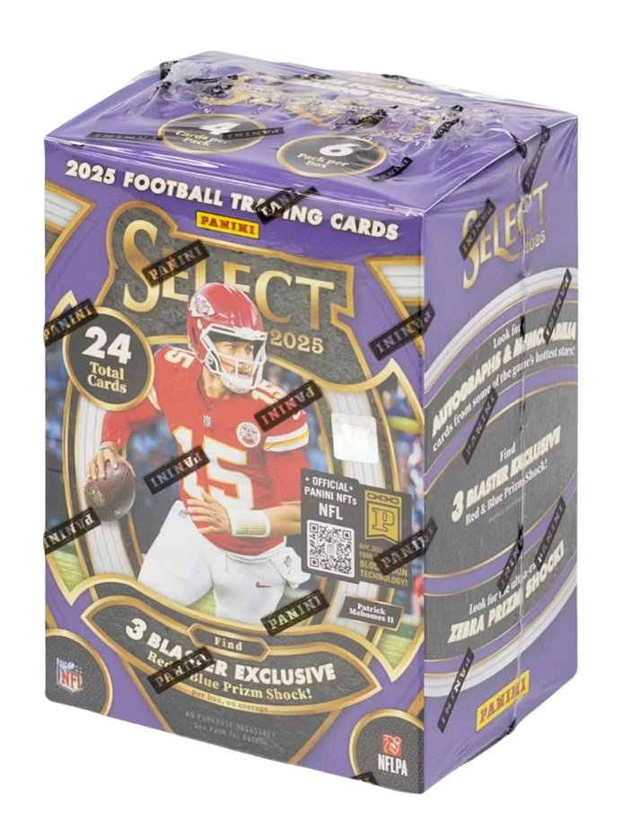 2025 Panini Select Football Blaster Box (Red & Blue Prizms!)