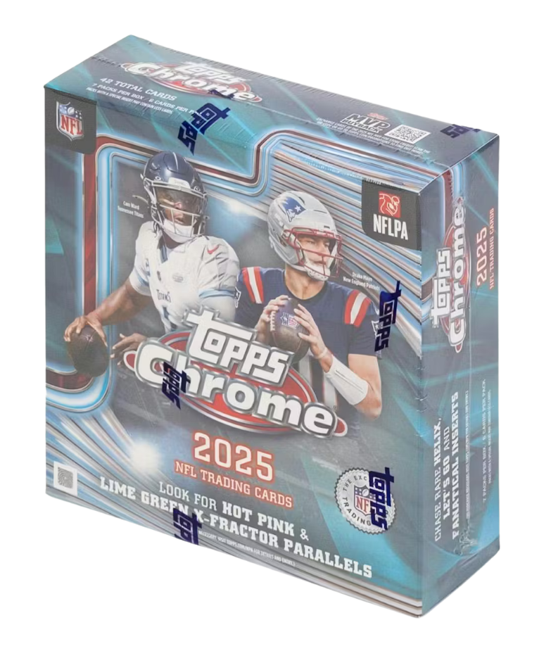 2025 Topps Chrome Football Mega Box