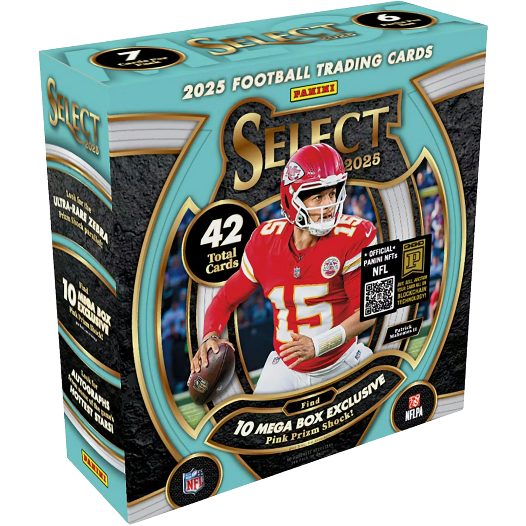 2025 Panini Select Football Mega Box (Pink Prizm Shock Parallels!)