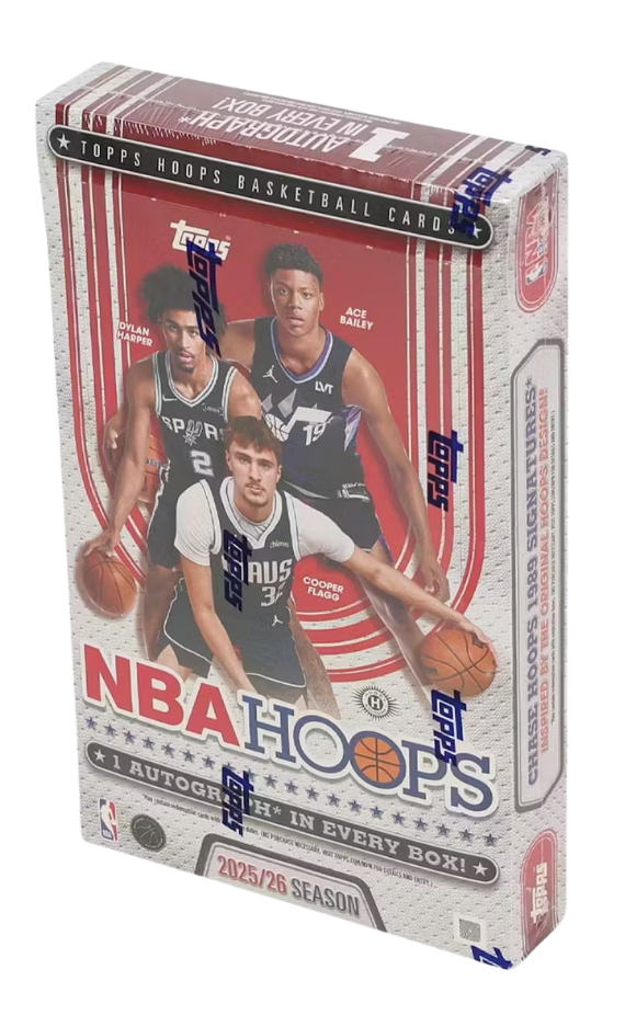 2025-26 Topps NBA Hoops Basketball Hobby Box
