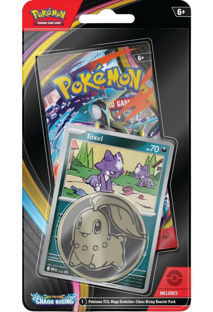 Pokemon Mega Evolution - Chaos Rising Single Pack Blister [Toxel]