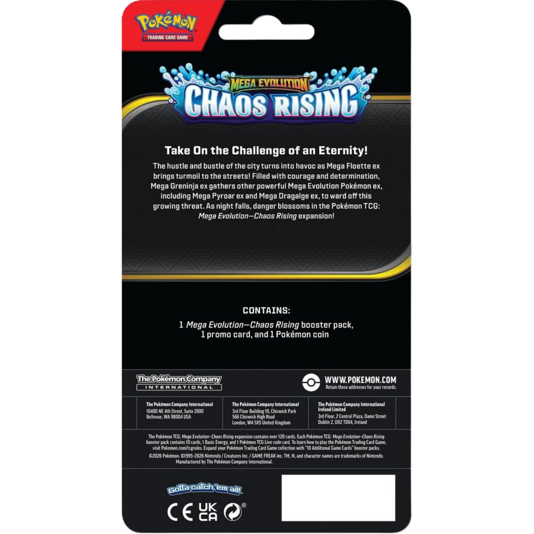 Pokemon Mega Evolution - Chaos Rising Single Pack Blister [Toxel]