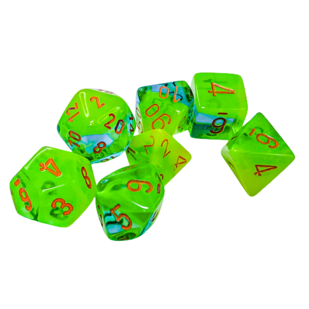 7-Die Set Gemini Luminary: Plasma Green-Teal/Orange - CHX26470