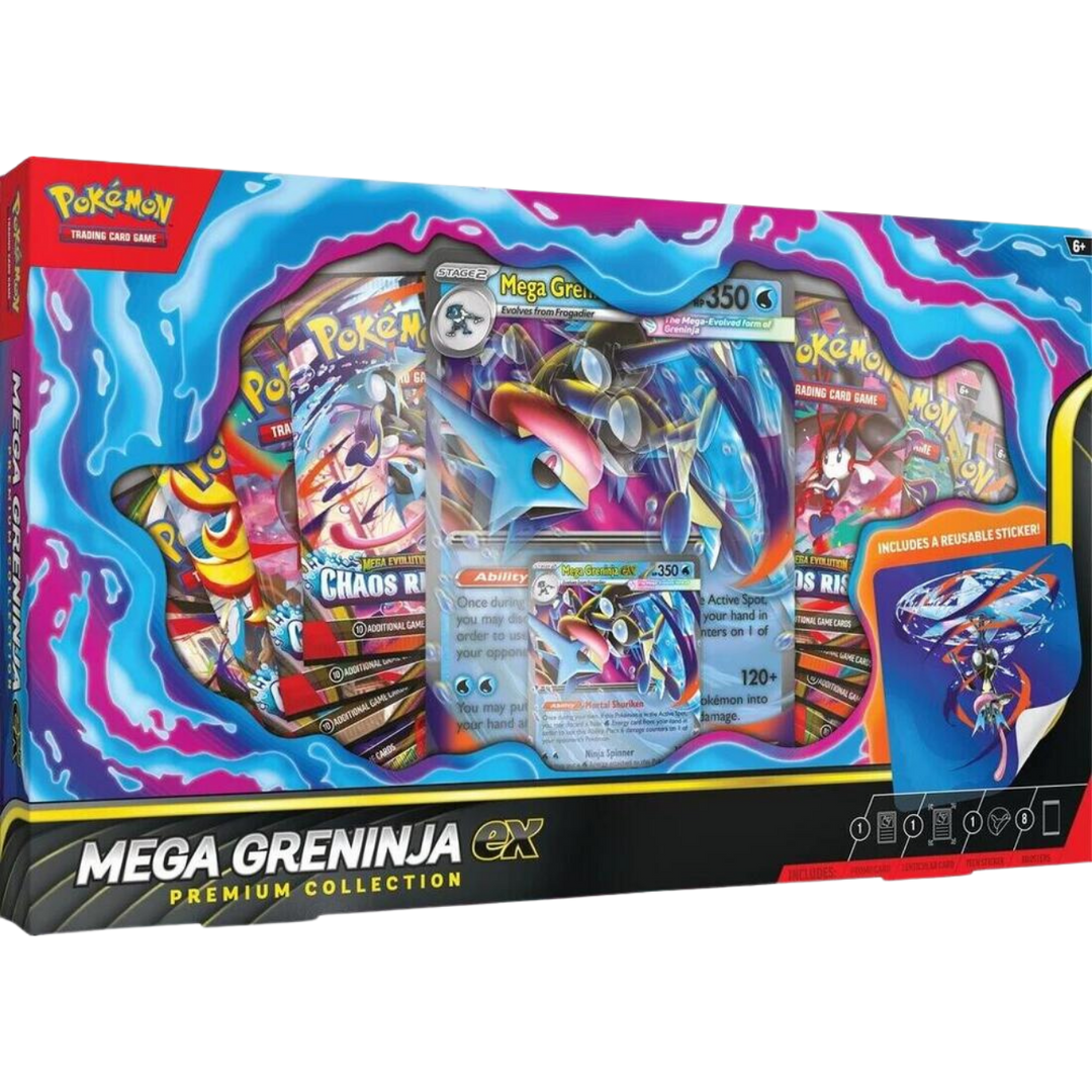 Pokemon Mega Evolution - Mega Greninja ex Premium Collection (Presale)