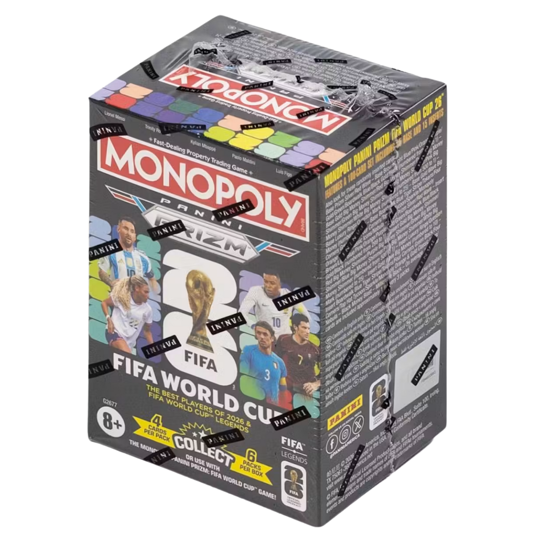 2026 Panini Prizm Monopoly FIFA World Cup Soccer Blaster Box