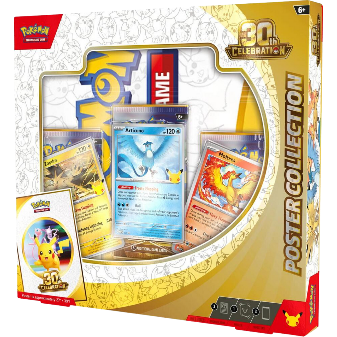 Pokemon 30th Celebration - Poster Collection (Presale)