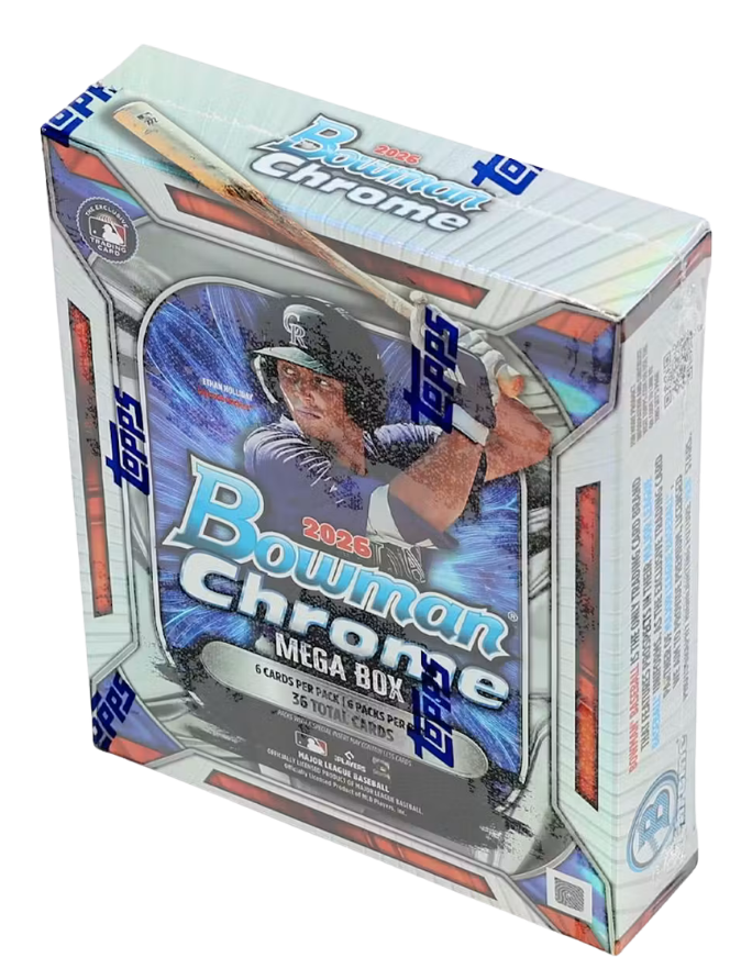 2026 Bowman Chrome Baseball Mega Box