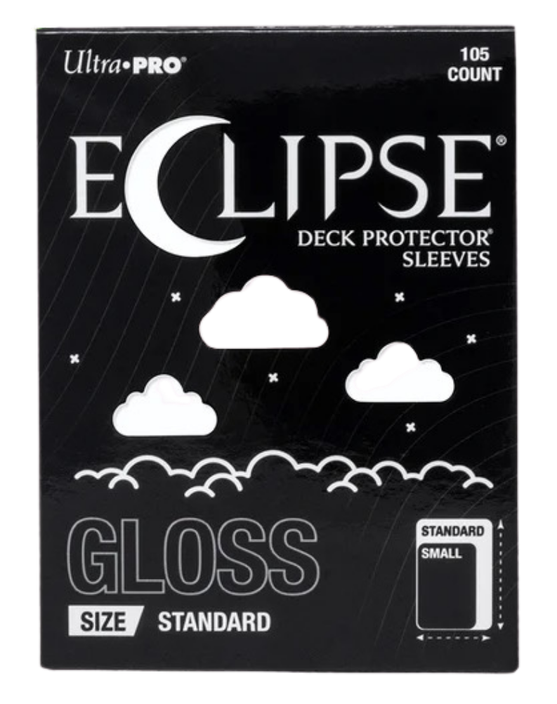 Ultra Pro: Eclipse Gloss Standard DeckProtector Sleeves: Arctic White - 105ct